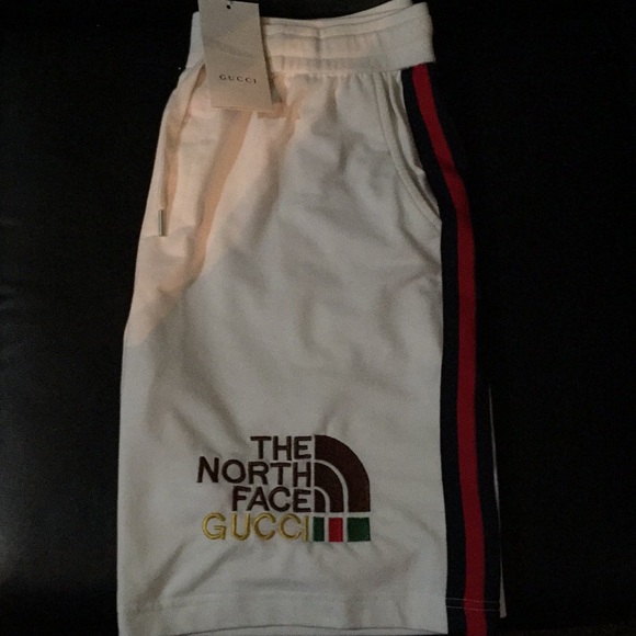 ❗️SOLD❗️NorthFace X Gucci shorts - Picture 1 of 5